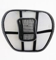 Ортопедическая спинка-подушка Plymex Seat Back c массажером Упор поясничный для спины на кресло, стул, в автоSupretto Car Back Support