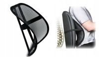 Ортопедическая спинка-подушка Plymex Seat Back c массажером Упор поясничный для спины на кресло, стул, в автоSupretto Car Back Support