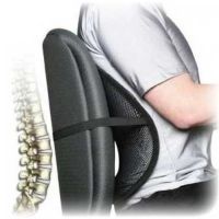 Ортопедическая спинка-подушка Plymex Seat Back c массажером Упор поясничный для спины на кресло, стул, в автоSupretto Car Back Support