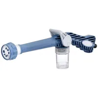 Універсальний розпилювач води Ez Jet Water Cannon, багатофункціональний розприскувач, водомет, насадка на шланг з відсіком для миючих засобів