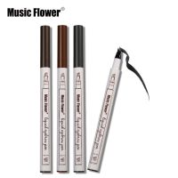 Водостойкий карандаш для бровей Music Flower 02# Brown (Коричневый) с эффектом тату M5031