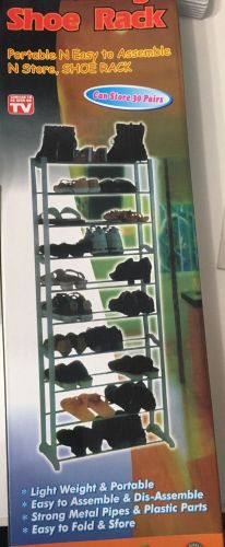 Органайзер, полиця для взуття Amazing Shoe Rack металева на 30 пар
