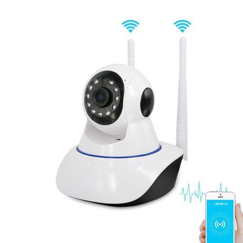 Бездротова поворотна WIFI IP камера відеоспостереження Icam Q5T White, біла з датчиком руху і нічним баченням Yoosee SMART PRO