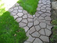 Форма для садової тротуарної доріжки 45x45 см Cobblestone-Look ФМ3840, форми для садової плитки