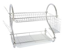 Сушарка для посуду з нержавіючої сталі Kitchen Storage Rack 8051 стійка, Полиця, органайзер для зберігання