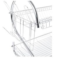 Сушарка для посуду з нержавіючої сталі Kitchen Storage Rack 8051 стійка, Полиця, органайзер для зберігання