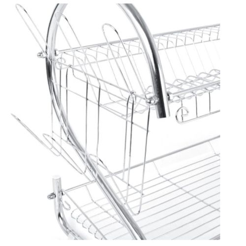 Сушарка для посуду з нержавіючої сталі Kitchen Storage Rack 8051 стійка, Полиця, органайзер для зберігання
