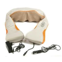 Роликовый массажер для шеи, плеч и спины Massager of Neck Kneading с прогревом и пультом, шиацу, на плечи