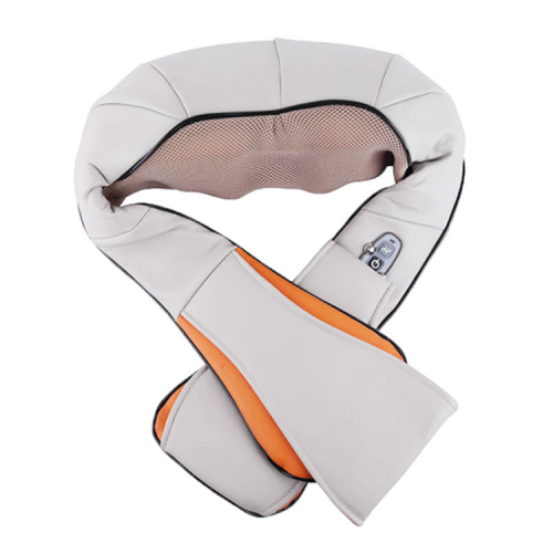 Роликовый массажер для шеи, плеч и спины Massager of Neck Kneading с прогревом и пультом, шиацу, на плечи