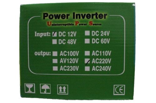 Автомобільний перетворювач напруги Wimpex 12V-220V 7200w інвертор C Led дисплеєм і зарядним від мережі 220
