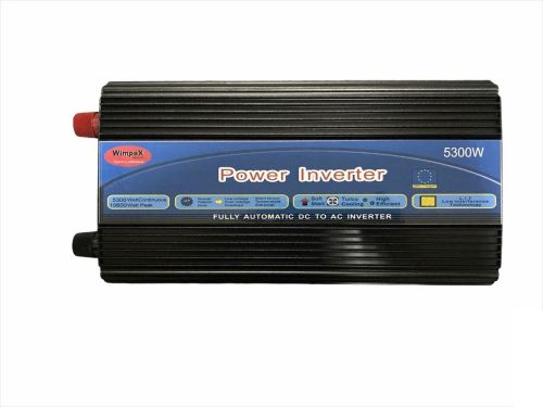 Автомобильный преобразователь напряжения Wimpex 24V-220V 5300W авто инвертор c Led дисплеем