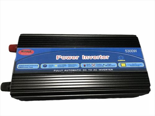 Автомобильный преобразователь напряжения Wimpex 24V-220V 5300W авто инвертор c Led дисплеем