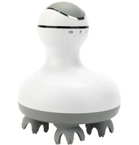 Бездротовий водонепроникний масажер Smart Scalp Massager ST-701 для голови, шиї і плечей акумуляторний масажер для кішок і собак Verte-X 3D Білий