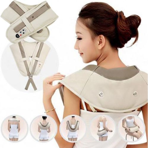 Вибромассажер для спины, плеч и шеи Cervical Massage Shawls, ударный массажер Honda QL-188