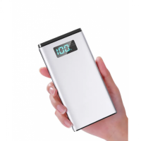 Внешний портативный аккумулятор Power Bank Joyroom D-M190 10000 mAh 2.1A Black c LCD дисплеем, повербанк, портативное зарядное