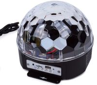 Світломузика диско куля C Bluetooth Magic Ball Music XXB 01 / M6 обертовий MP3 плеєр з пультом