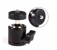 Шарнірна поворотна головка для штатива Accessories Поворотний кульовий адаптер для монопода, кріплення шарнірне для кільцевих ламп і штативів