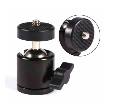 Шарнірна поворотна головка для штатива Accessories Поворотний кульовий адаптер для монопода, кріплення шарнірне для кільцевих ламп і штативів