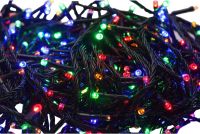 Внутренняя цветная гирлянда 35 м 500 диодов 3856 светодиодная гирлянда Xmas LED 500 M-4 RGB Мультицветная 35м