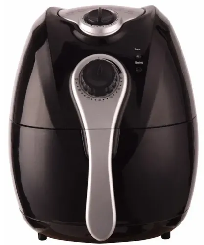 Аерофритюрниця мультипіч Domotec Airfryer Ms-3220 4.5 л з функцією аерогрилю для приготування їжі без масла 1300W, безмаслянная фритюрниця Чорна