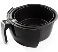 Аерофритюрниця мультипіч Domotec Airfryer Ms-3220 4.5 л з функцією аерогрилю для приготування їжі без масла 1300W, безмаслянная фритюрниця Чорна
