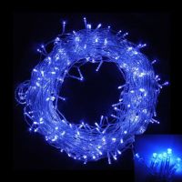 Внутренняя гирлянда Нить Синяя 7 м 100 диодов 2487 светодиодная гирлянда Xmas LED 100 B-1 7м
