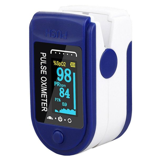 Бездротовий пульсоксиметр, пульсометр на палець Pulse Oximeter iHealth SP07 кольоровий TFT екран цифровий