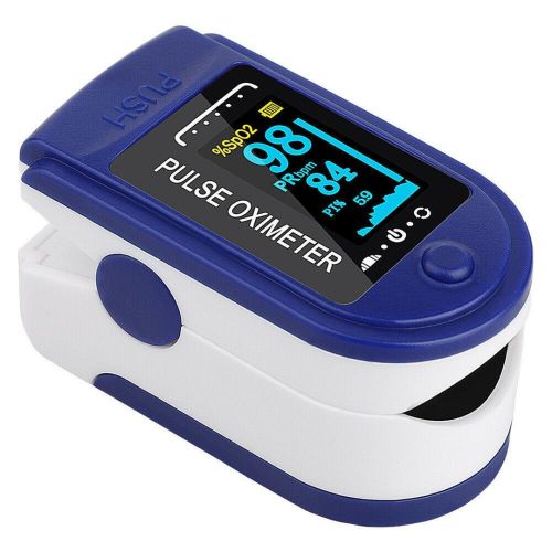 Бездротовий пульсоксиметр, пульсометр на палець Pulse Oximeter iHealth SP07 кольоровий TFT екран цифровий