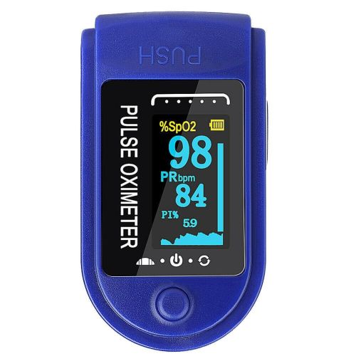 Бездротовий пульсоксиметр, пульсометр на палець Pulse Oximeter iHealth SP07 кольоровий TFT екран цифровий