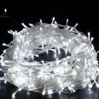 Внутренняя гирлянда Нить белая 7 м 100 диодов 0115 светодиодная гирлянда Xmas LED 100 W-1 7м Холодный белый