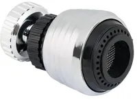 Універсальна поворотна насадка на кран для економії води Water Saver, аератор на змішувач з поворотом для регулювання води, Экономитель води
