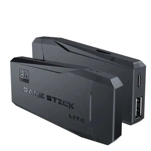 Ігрова відео приставка Data Frog Y - 3 Lite Green Playstation PS1 з бездротовими джойстиками, HDMI до телевізора 64Гб, 4k 10000 ігор Sega Dendy Y3