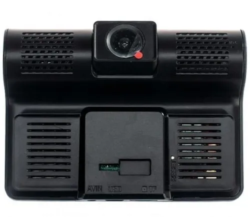 Автомобільний відеореєстратор DVR T655 HDR LCD 4 " Full Hd 3 камери, авторегістратор з камерою заднього виду з автономним живленням і датчиком удару