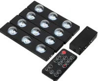 Універсальна Автомобільна RGB led підсвічування A12 DL-00126 в салон з пультом ДУ, стрічки для підсвічування машини з музичної синхронізацією 99807