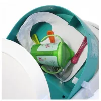 Переносний дитячий стільчик бустер для годування Childrens Folding Seat, стільчик-трансформер для їжі, стільчик-бустер зі столиком для дітей