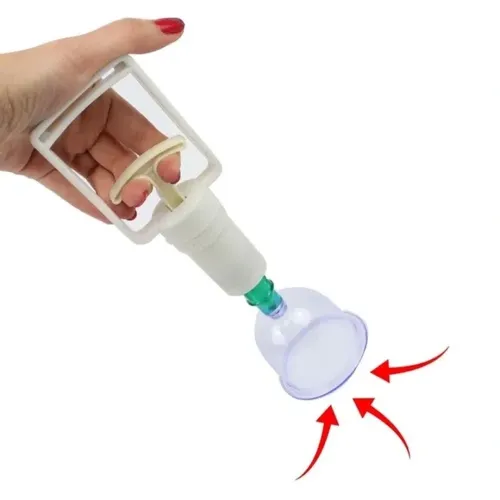 Вакуумні масажні антицелюлітні банки з насосом-Pull Out a Vacuum Apparatus KL 24 шт, Медичний набір з 24 вакуумних банок для масажу