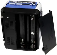 Акумуляторний радіоприймач Golon RX-9133 з ліхтариком і вбудованим плеєром SD, USB, від Мережі з акумулятором, FM радіо приймач Колонка на батарейках