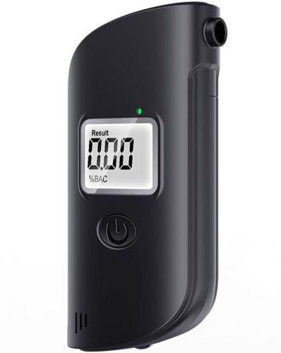 Кишеньковий алкотестер Breath Alcohol Tester MR689 з мундштуками і LCD дисплеєм, персональний алкометр дихання аналізатор спирту HA - 170 від батарейок