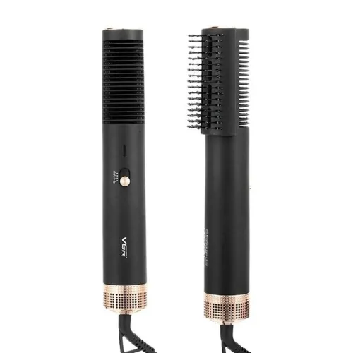 Фен щітка випрямляч VGR V-490 Hair Dryerhot Air Comb для сушіння й укладання будь-якого типу волосся гарячим повітрям 2 в 1, Стайлер гребінець 1200W