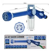 Універсальний розпилювач води Ez Jet Water Cannon, багатофункціональний розприскувач, водомет, насадка на шланг з відсіком для миючих засобів