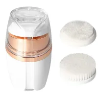 Аккумуляторная массажная щетка 3 в 1 Sonic Facial Cleansing Drush With LT-606 для лица с насадками, Профессиональная электрическая щетка для умывания