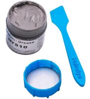 Універсальна силіконова термопаста Thermal Grease HY-510 30г для відеокарти і процесора термопроводная мастило для поліпшення передачі тепла сіра