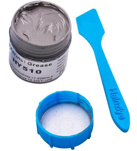 Універсальна силіконова термопаста Thermal Grease HY-510 30г для відеокарти і процесора термопроводная мастило для поліпшення передачі тепла сіра