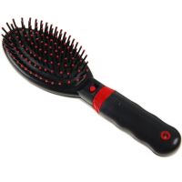Електрична масажна гребінець Massage Hair Brush RM-709 для випрямлення волосся, гребінець-вібромасажер для будь-якого типу волосся Чорна
