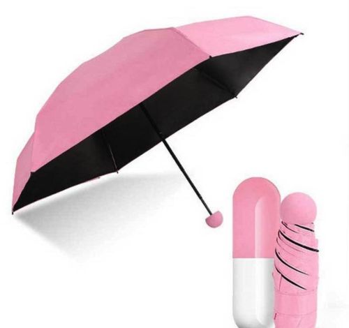 Компактний парасольку-капсула Capsule Umbrella, Кишеньковий парасольку капсула у футлярі, Капсульний складаний міні парасольку