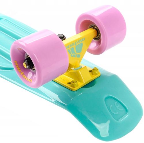 Дитячий міський міні скейт пенні Борд Penny My Go Fish Skateboards Mint 22", Скейтборд MS-0848 з світяться колесами для дітей і підлітків