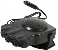 Автомобільний керамічний обігрівач салону від прикурювача Auto Heater HJ-704 Ceramic Fan 12 volt DC 150W автодуйка Тепловентилятор 150Вт Чорний