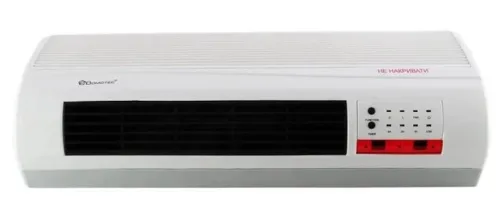 Настінний електричний тепловентилятор Domotec MS-5961 з пультом 2000W Керамічний обігрівач на стіну теплова завіса Домотек MS 5961 з таймером