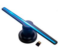 Голографічний 3D проектор Wi-Fi вентилятор Digital FH - 422 Fan Hologram 42см US F3 SD / ISO