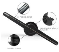 Голографічний 3D проектор Wi-Fi вентилятор Digital FH - 422 Fan Hologram 42см US F3 SD / ISO